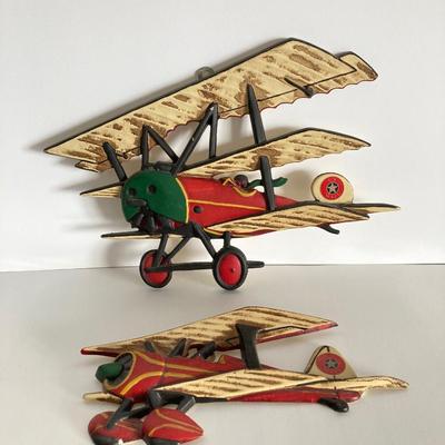 LOT 45D: Collection of Cast Iron and Decorative Airplanes