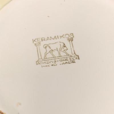 LOT 57K: Lasio Mikasa Mini Vases with Keramikos Dish and More