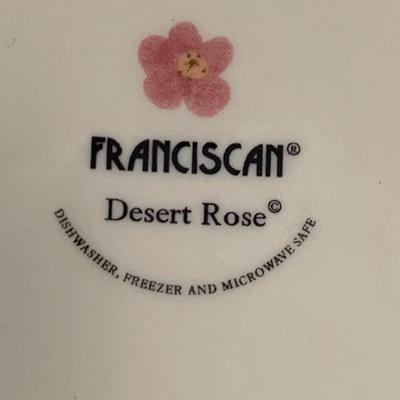 LOT 61K: Franciscan Desert Rose and Apple Dishes