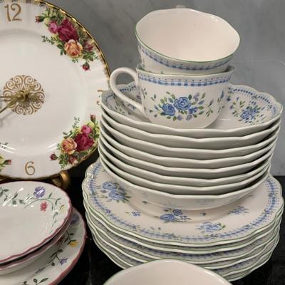 LOT 62K: China Collection- Johnson Bros, Nikko Tableware, Prinknash Pottery and More
