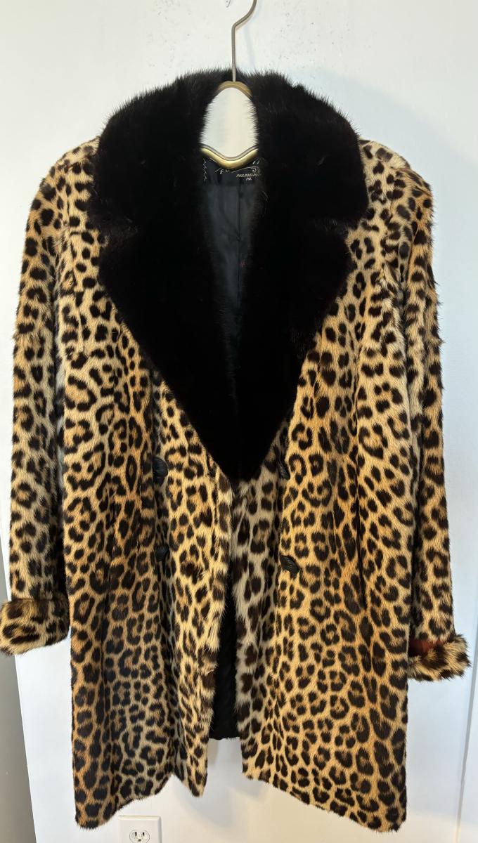 LOT 81: Vintage Leopard Print Fur Coat By Phil. M. Stupp Furs ...