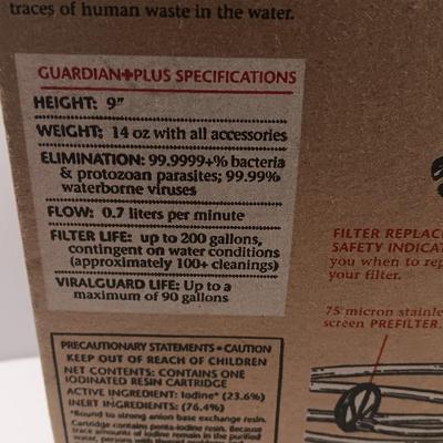 Sweet water Guardian Plus water purifier system