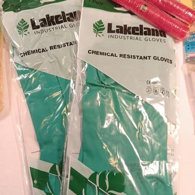 Survival gear - Chemical gloves - candles - flashlights - waterproof Hurricane matches and more