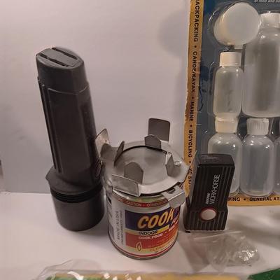 Survival gear - Chemical gloves - candles - flashlights - waterproof Hurricane matches and more