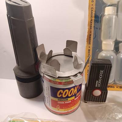 Survival gear - Chemical gloves - candles - flashlights - waterproof Hurricane matches and more