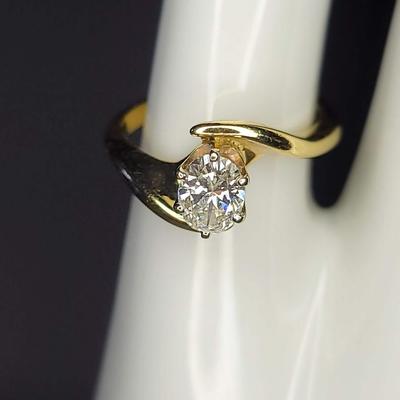 Vintage Oval Diamond Ring
