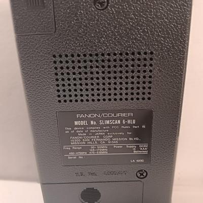 vintage Fanon / Courier Slim Scan scanner model SLIMSCAN 6-HLU with case and power supply
