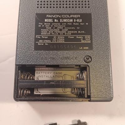 vintage Fanon / Courier Slim Scan scanner model SLIMSCAN 6-HLU with case and power supply