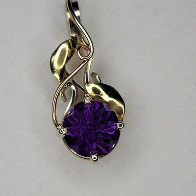 Amethyst Pendant Necklace