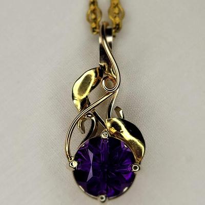 Amethyst Pendant Necklace