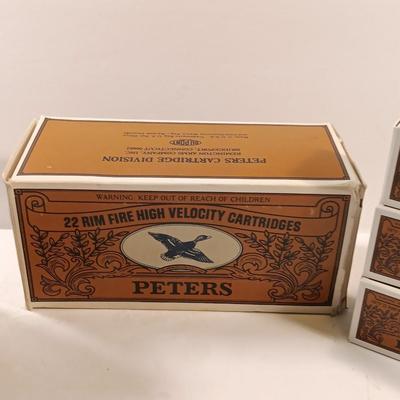 Peters 22 Rim fire High velocity cartridges - Ammunition