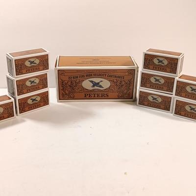Peters 22 Rim fire High velocity cartridges - Ammunition