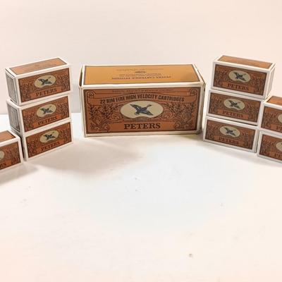 Peters 22 Rim fire High velocity cartridges - Ammunition