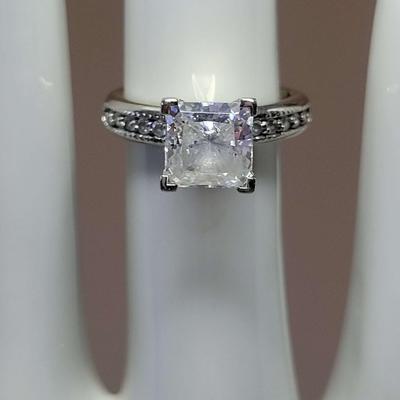 Princess Cut CZ Ring