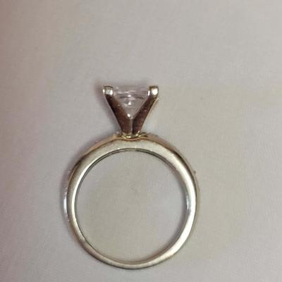 Princess Cut CZ Ring