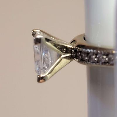 Princess Cut CZ Ring
