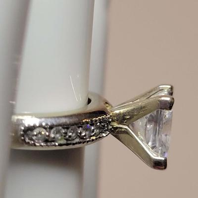 Princess Cut CZ Ring