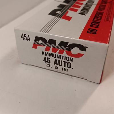 PMC Ammunition 50 centerfire pistol cartridges .45 Auto 230 Gr. FM