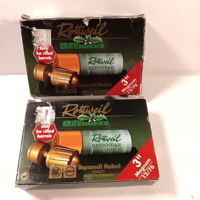 Rottweil Brenneke 3" Magnum 12/76 for rifled barrels 3" Chambres