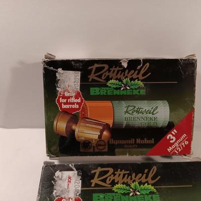 Rottweil Brenneke 3" Magnum 12/76 for rifled barrels 3" Chambres