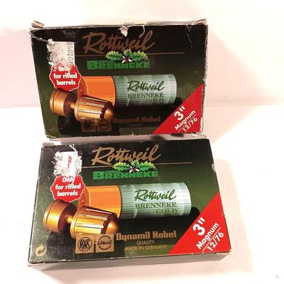 Rottweil Brenneke 3" Magnum 12/76 for rifled barrels 3" Chambres