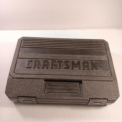 Craftsman Ratchet and socket set in molded organizing box