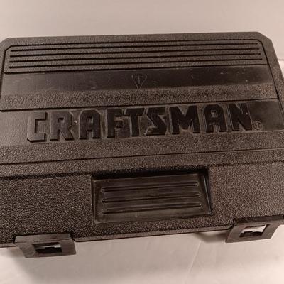 Craftsman Ratchet and socket set in molded organizing box