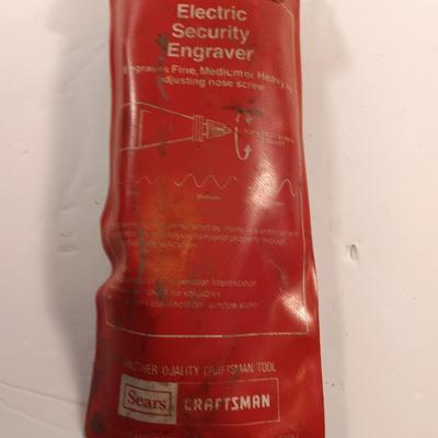 Craftsman electric security engraver tool