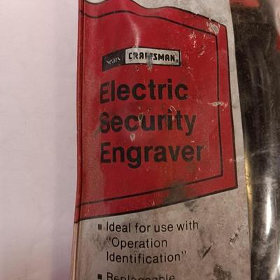 Craftsman electric security engraver tool