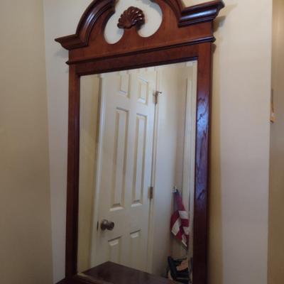 Pulaski Furniture Corp. Wood Frame Beveled Wall Mirror- Approx 25
