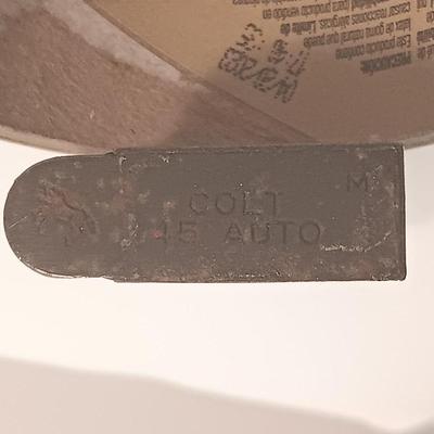 Colt 1911 45 Auto magazine holds 8 rounds
