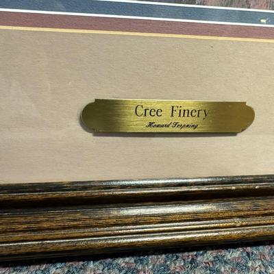 CREE FINERY PRINT 729/1000 BY ARTIST HOWARD TERPNING