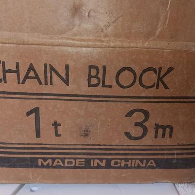 HS TYPE CHAIN BLOCK 1 TON