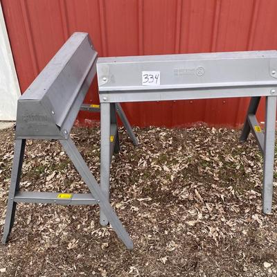 Metal Sawhorses