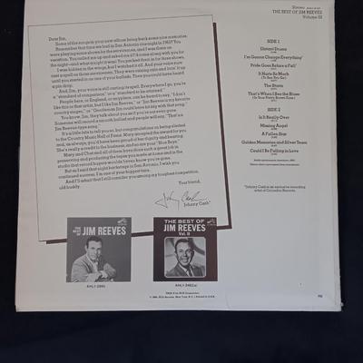 Jim Reeves - Vinyl Record Albums LP Record - The best of - The intimate Jim Reeves