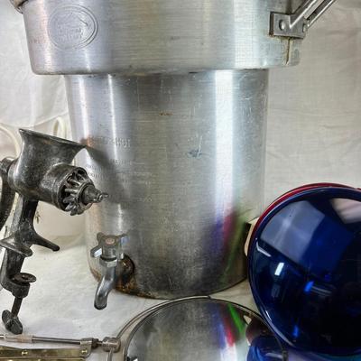 Big Industrial aluminum water jug, 1960s