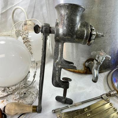 Big Industrial aluminum water jug, 1960s