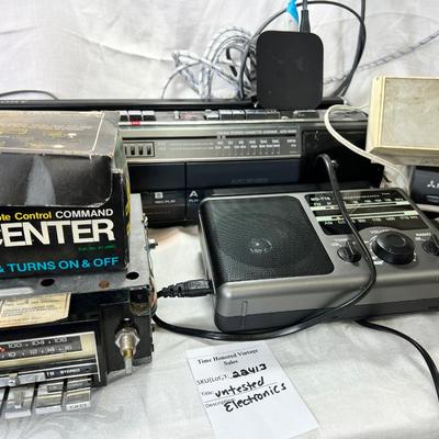 Meters, radios and vintage electronics