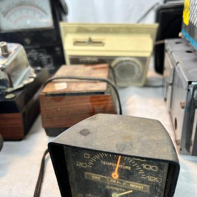 Meters, radios and vintage electronics