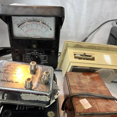 Meters, radios and vintage electronics