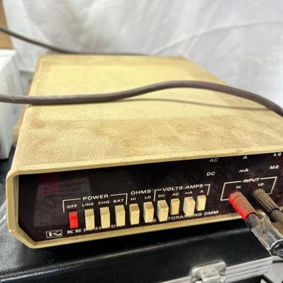 Vintage tape decks, meters, electronics, Flashlites