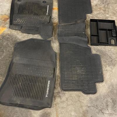2019 Tundra Crew Cab Floor Mats and Center Console