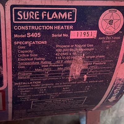Sure Flame Industrial Heater (S405)