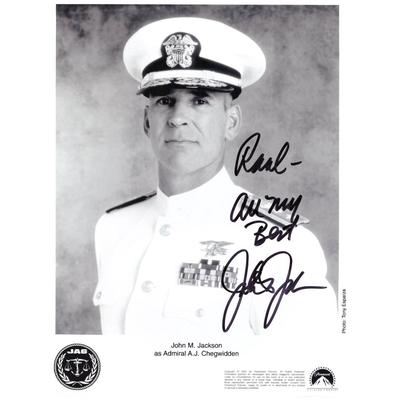 JAG John M. Jackson signed photo