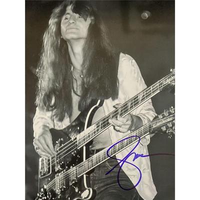 Rush signed photo