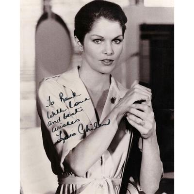 Bond girl Lois Chiles signed photo