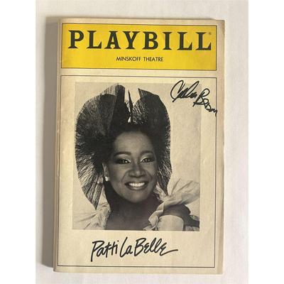 Patti LaBelle Carla Benson signed Playbill