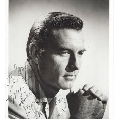 George Montgomery signed photo