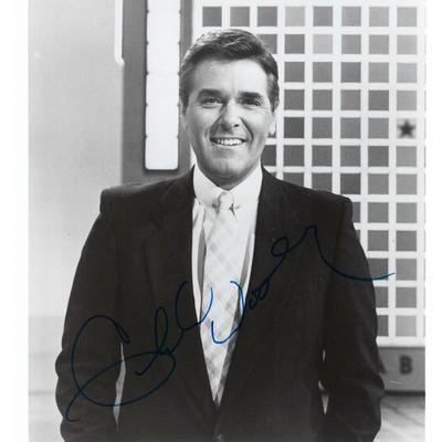 Scrabble Chuck Woolery signed photo