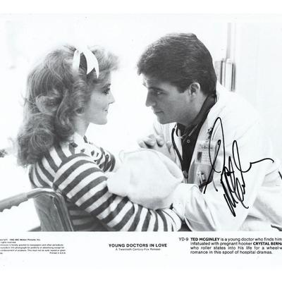 Young Doctors in Love Ted McGinley signed movie photo